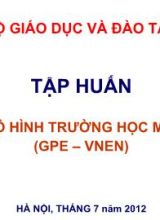 Tập huấn mô hình trường học mới (gpe  vnen)